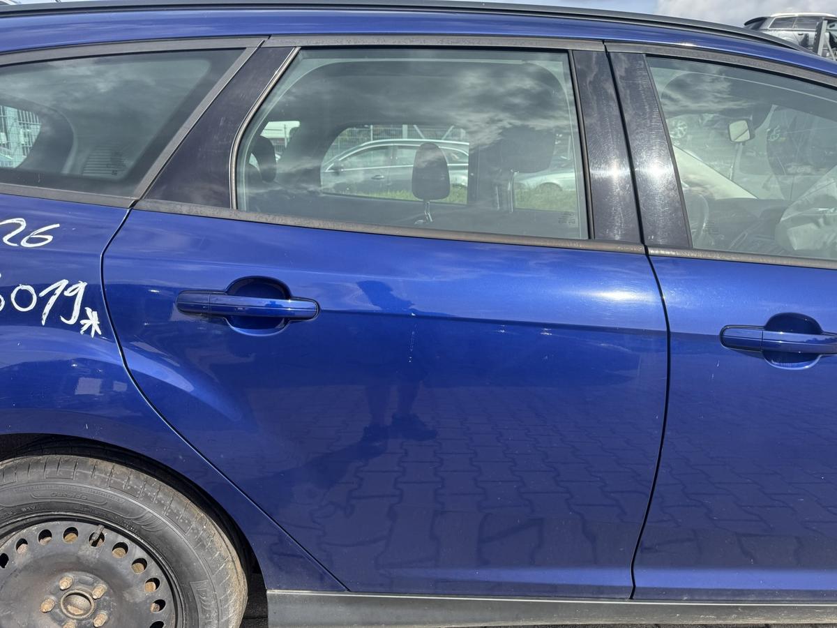 Ford Focus 3 original T&uuml;r hinten rechts Indic Blau Kombi Rohbau Bj.2014